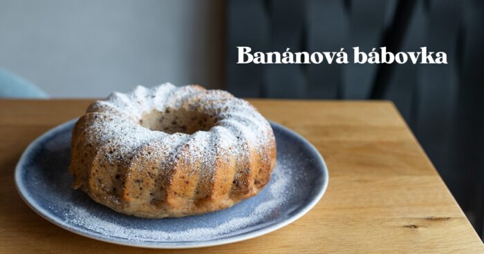 banánová bábovka recept