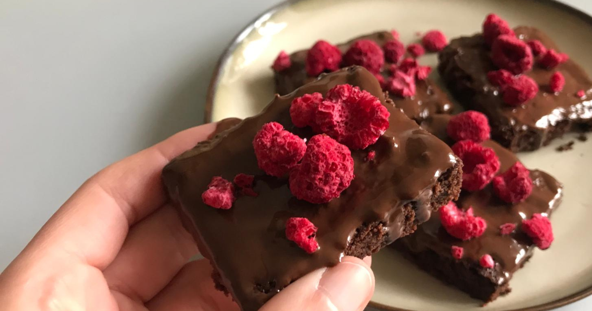 Recept: Nejlepší čokoládové brownies s lyofilizovaným ovocem